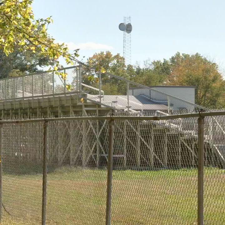 Waggener bleacher railing repaired 10-23-25